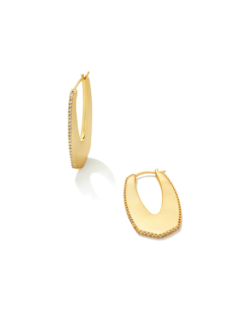 Adeline Hoop Earrings in Gold image number 1